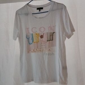 Carre Noir Beautiful Icon Fresh Embelished T shirt